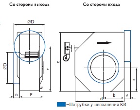 Центробежный вентилятор RFT 315 EKR