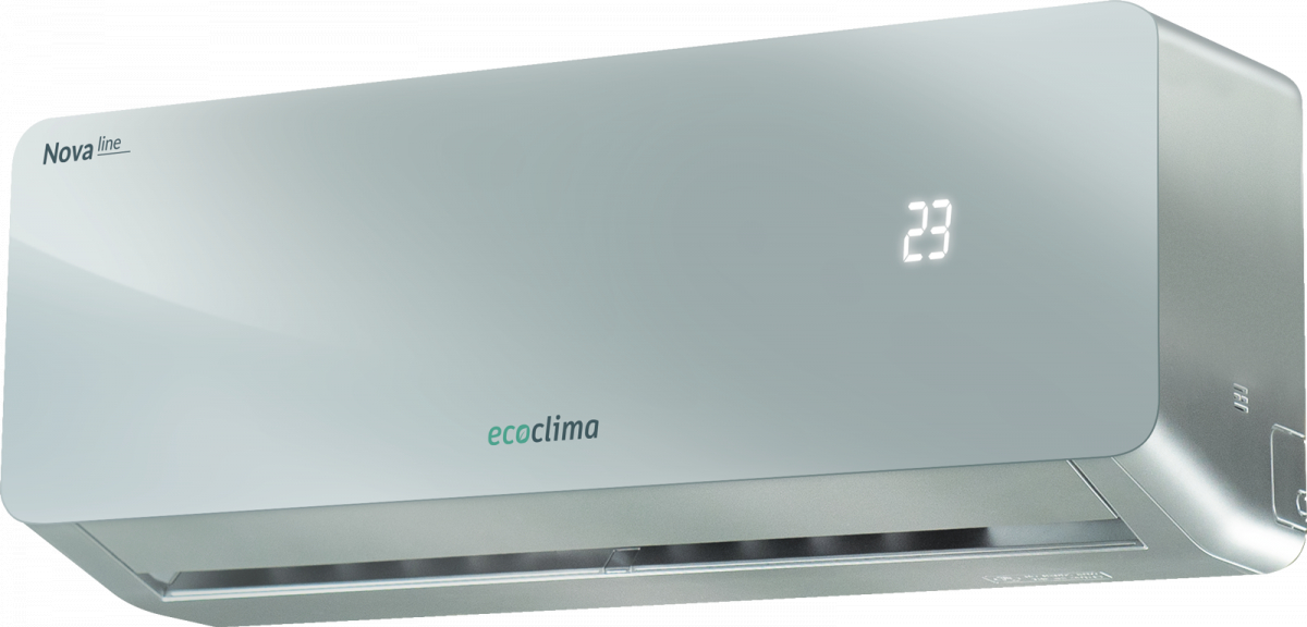 Настенный кондиционер Ecoclima ECW/I-CH12/AAS-4R1 (Silver) + EC/I-CH12/A-4R1 (White), белый