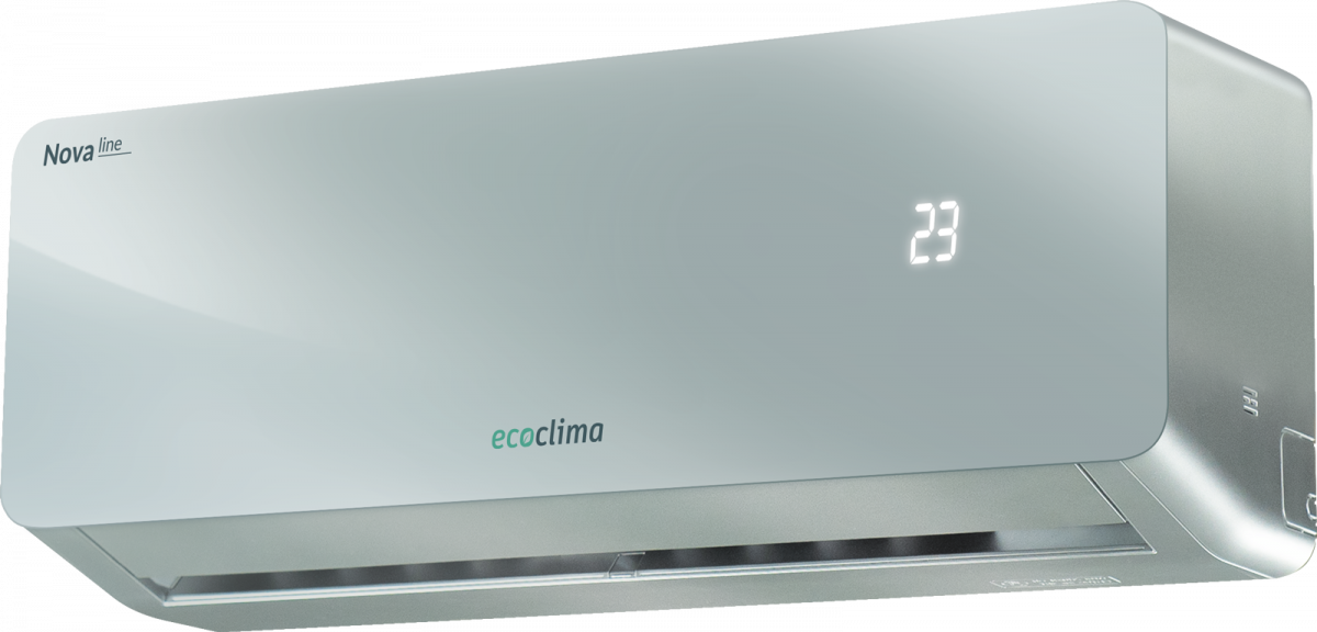 Настенный кондиционер Ecoclima ECW/I-CH12/AAS-4R1 (Silver) + EC/I-CH12/A-4R1 (White), белый