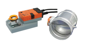 Воздушная заслонка AGUJ-M-250 + LM24 для установки Komfovent RHP-800-U