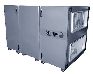 Приточно-вытяжная установка Ostberg HERU 2400 S RWR с водяным нагревателем
