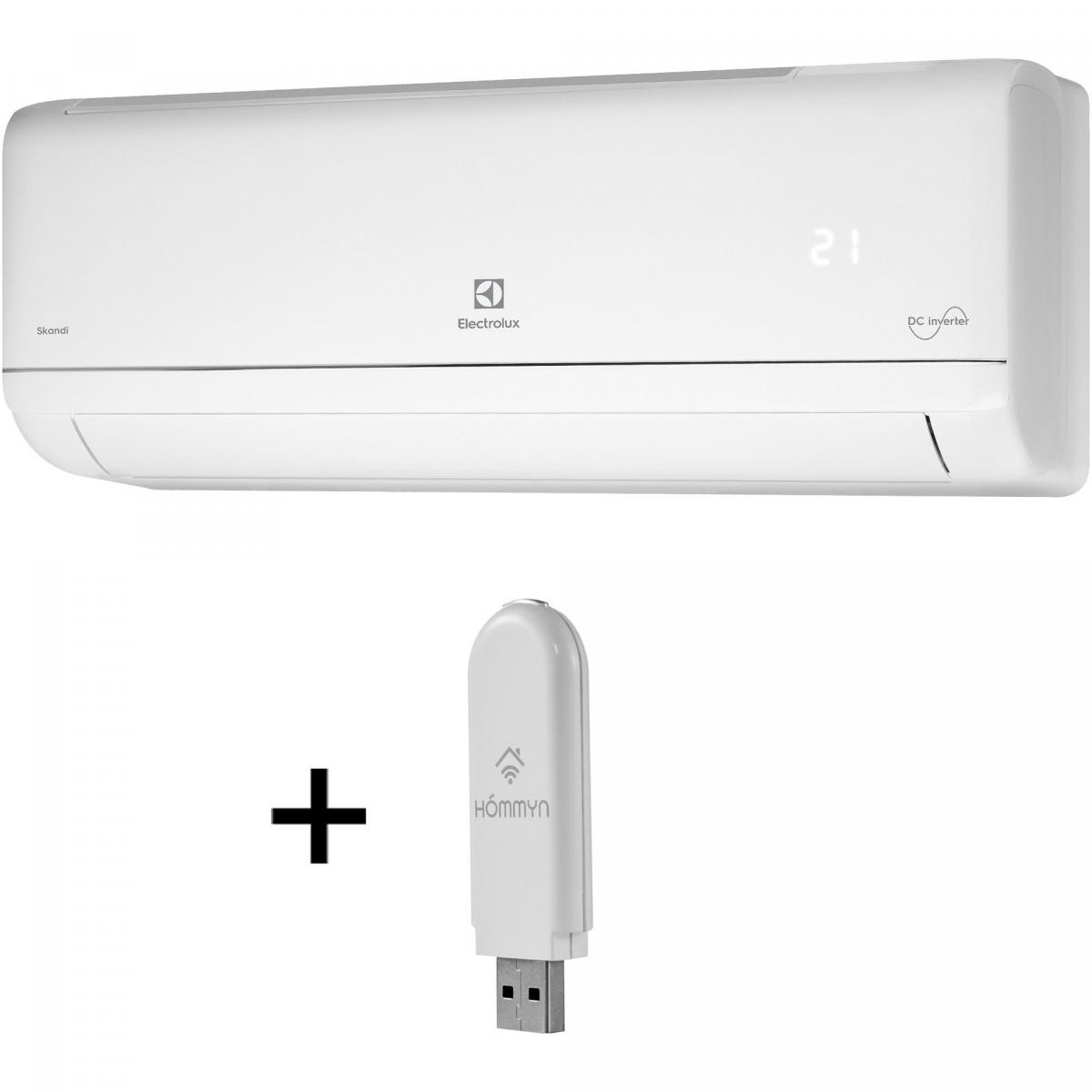 Сплит-система инверторного типа Electrolux Skandi DC EACS/I-07HSK/N3_24Y комплект с Wi-Fi донглом