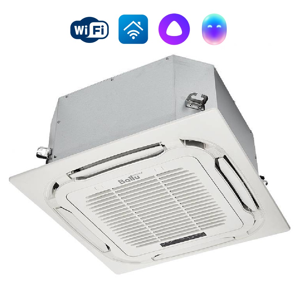 Комплект Ballu Machine BLCI_C-18HN8/EU_23Y (compact) инверторной сплит-системы, кассетного типа